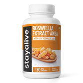 StayAlive Boswellia Serrata extract capsules bottle front view