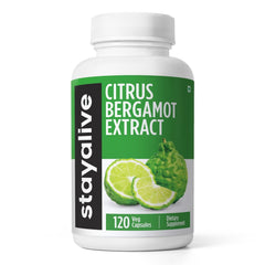 StayAlive Citrus Bergamot 1000mg capsules bottle front view