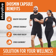 Two-month supply of StayAlive Diosmin 120 capsules