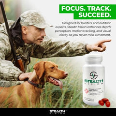 Non-GMO certification seal on Stealth Vision packaging