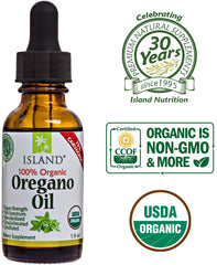 Steam-distilled oregano oil extract illustration