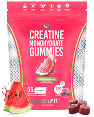 Front view of SteelFit Creapure Creatine Gummies with Juicy Watermelon flavor