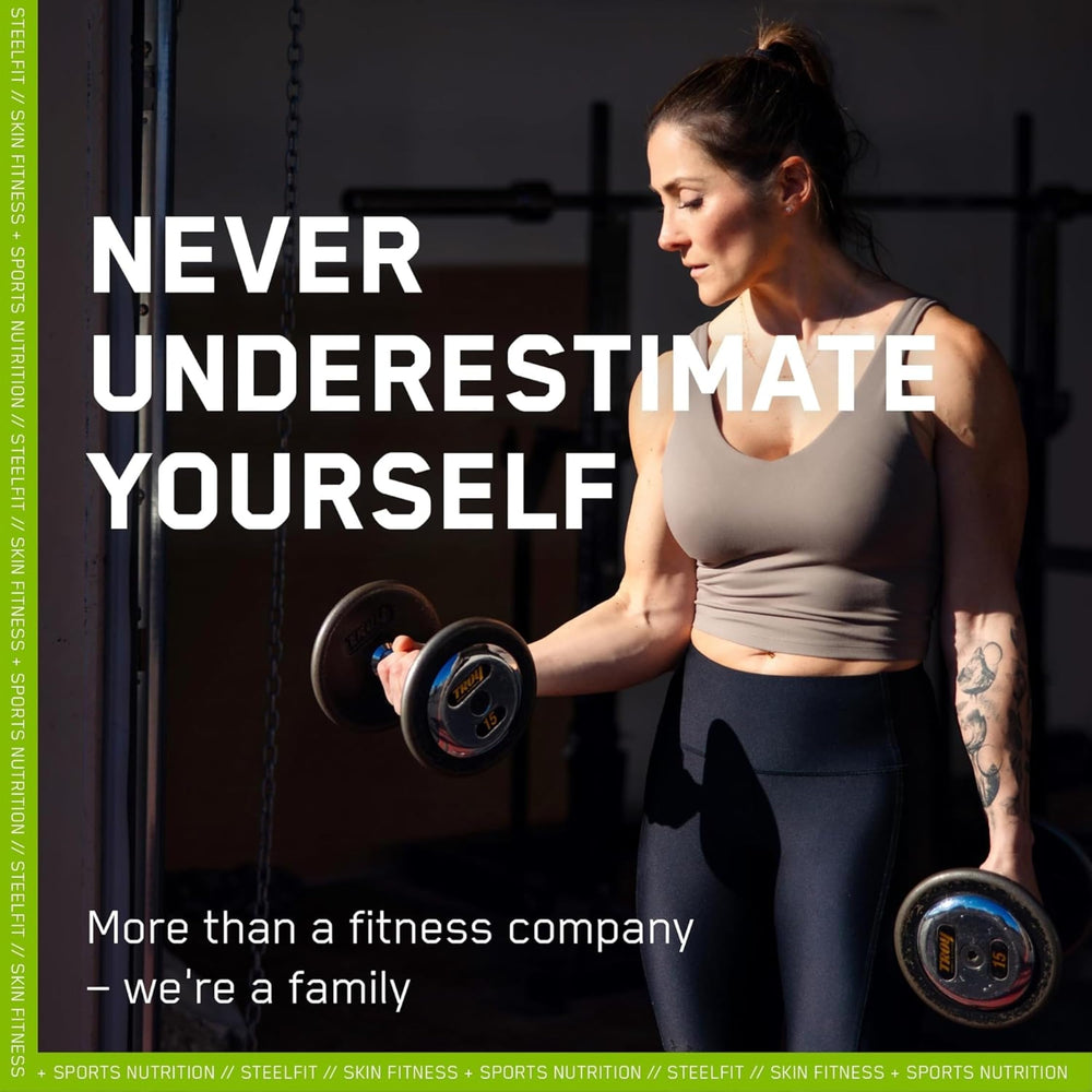 Muscle gain and strength concept image