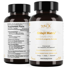 Stellar Health Shilajit NAD+ Complex bottle