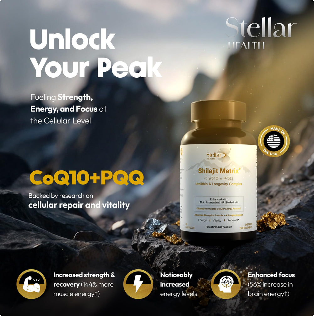 Capsules of Stellar Health Shilajit NAD+ Complex