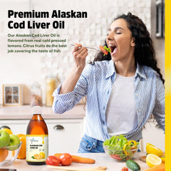 Non-GMO certified badge on Stellar Cod Liver Oil packaging