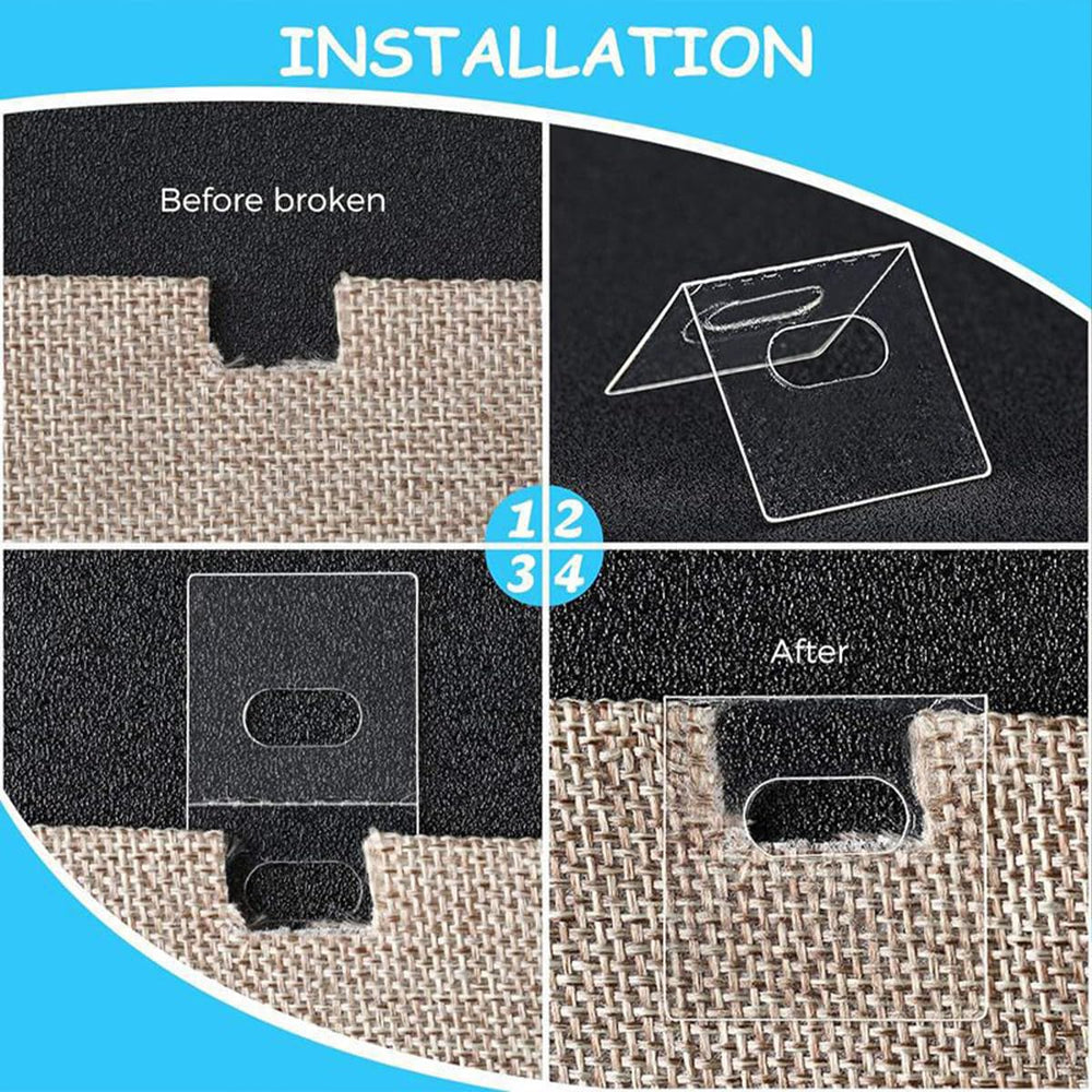Stem clip size 1.2x0.3 inch for blinds carriers