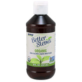Stevia Extract Organic Now Foods 8 oz Liquid bottle front view