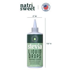 Pourable stevia liquid with precise dropper