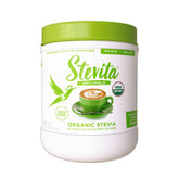 Stevita Organic Stevia 16oz jar – front view