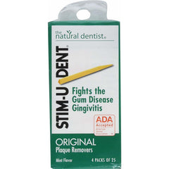 Stim-U-Dent Mint Plaque Removers - 100-count per pack, Pack of 5
