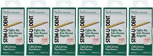 Stim-U-Dent Mint Plaque Removers 6-pack display