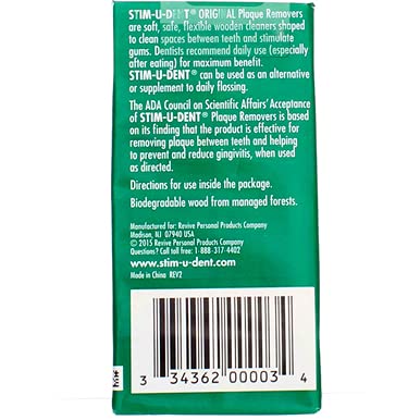 Product label with directions and warnings
