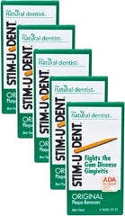 Stim-U-Dent Plaque Removers Pack of 5 minty dental picks in packaging