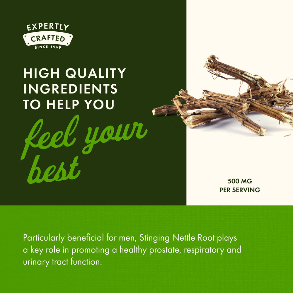 Full-spectrum plant-based formula illustration for Stinging Nettle Root