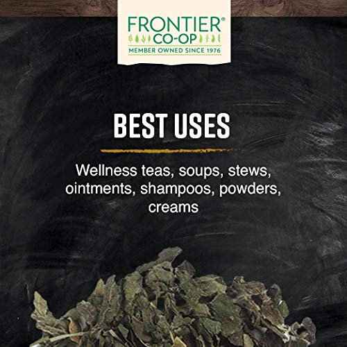 Resealable bag of stinging nettle leaf