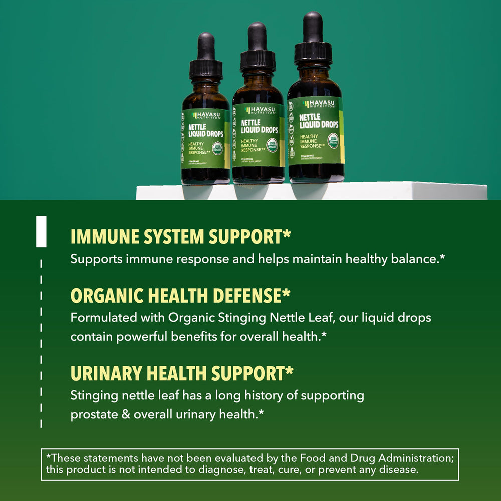 Vegan, Non-GMO, Gluten-Free attributes for nettle tincture