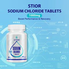 Small, easy-to-swallow salt tablets for hydration