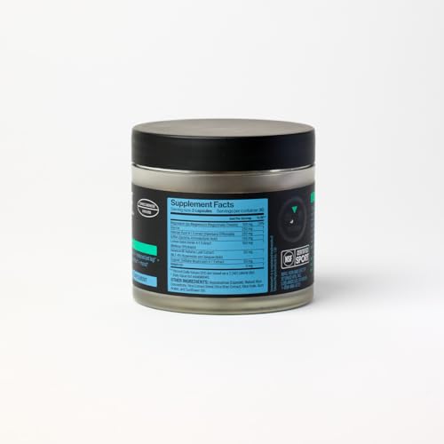 Melatonin and magnesium capsules close-up