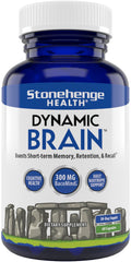 Bottle of Stonehenge Health Dynamic Brain Supplement with BacoMind