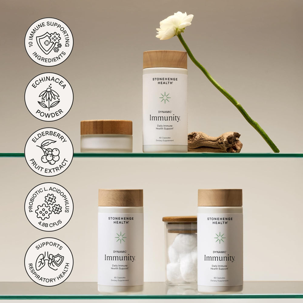 USA-made label indication on Dynamic Immunity bottle