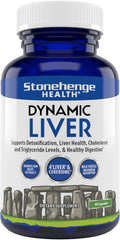 Bottle front view of Stonehenge Health Dynamic Liver Supplement