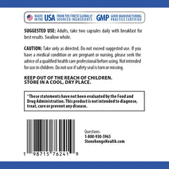 All capsules arranged around the bottle showing 60 capsules per bottle