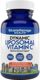 Front of Stonehenge Health Dynamic Liposomal Vitamin C 1500mg bottle
