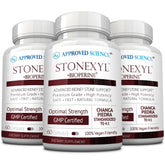Stonexyl bottle showing 180 vegan capsules