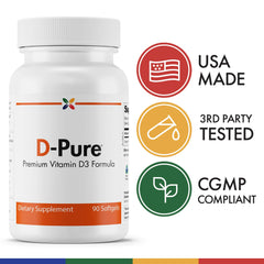 D-Pure Vitamin D3 supporting muscle and bone health