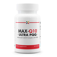Stop Aging Now MAX-Q10 Ultra CoQ10 with BioPQQ bottle label