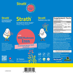 Strath Koji Mushroom & Iron – Swiss-made postbiotic supplement
