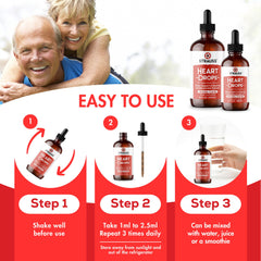 Third-party lab testing seal on Strauss Heart Drops packaging