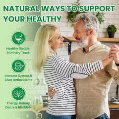 Strawberry-flavored liquid kidney cleanse drops