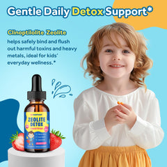 Strawberry-flavored, non-GMO, alcohol-free detox drops