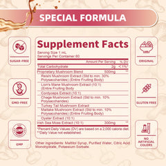 Sample of strawberry-flavored liquid drops label