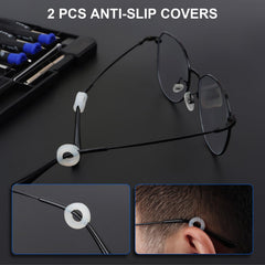Slim, durable travel case with repair tools