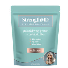 StrengthMD Grass-Fed Whey Protein Vanilla tub - 1.72 Lbs