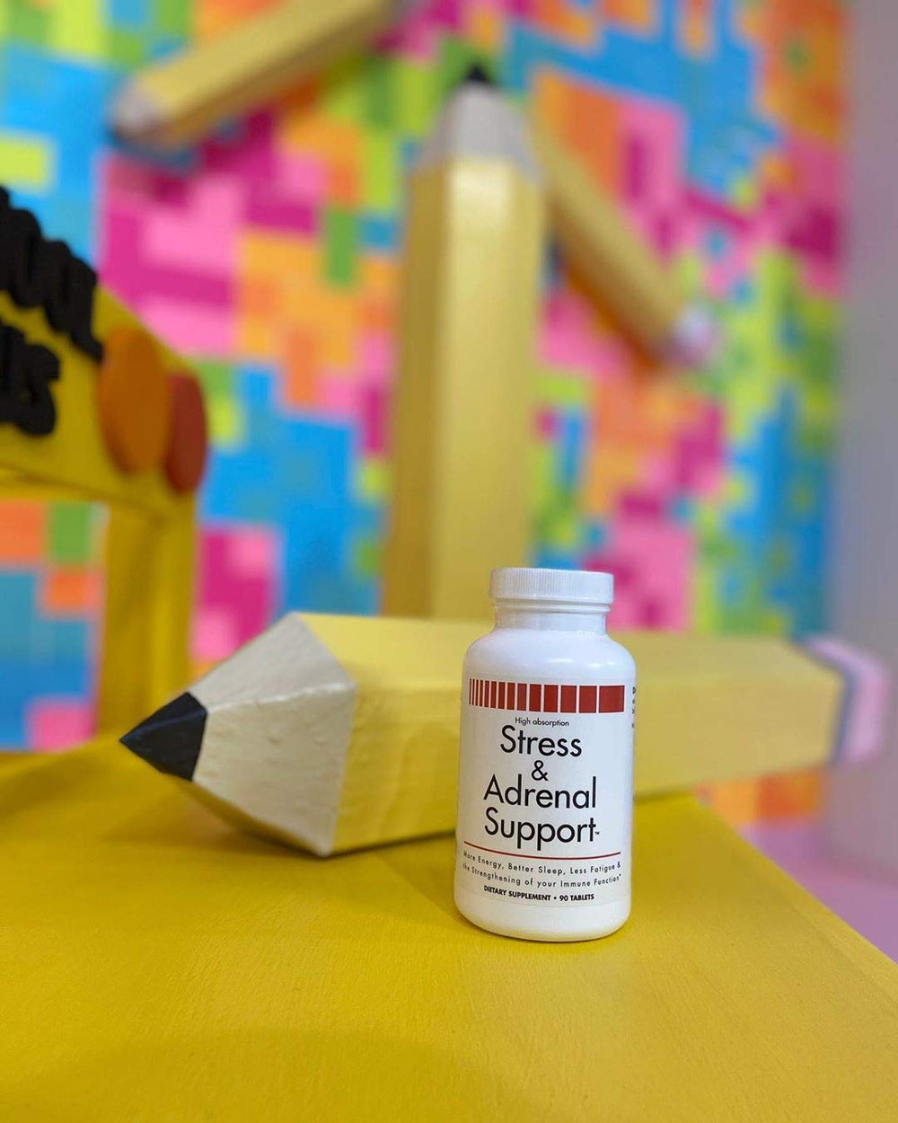 DHEA and Biotin ingredients highlighted in Stress and Adrenal Support - product image 5