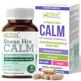 Stress Hrx Ashwagandha supplement bottle 60 count