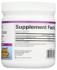 Natural Factors Stress-Relax branding with tropical imagery