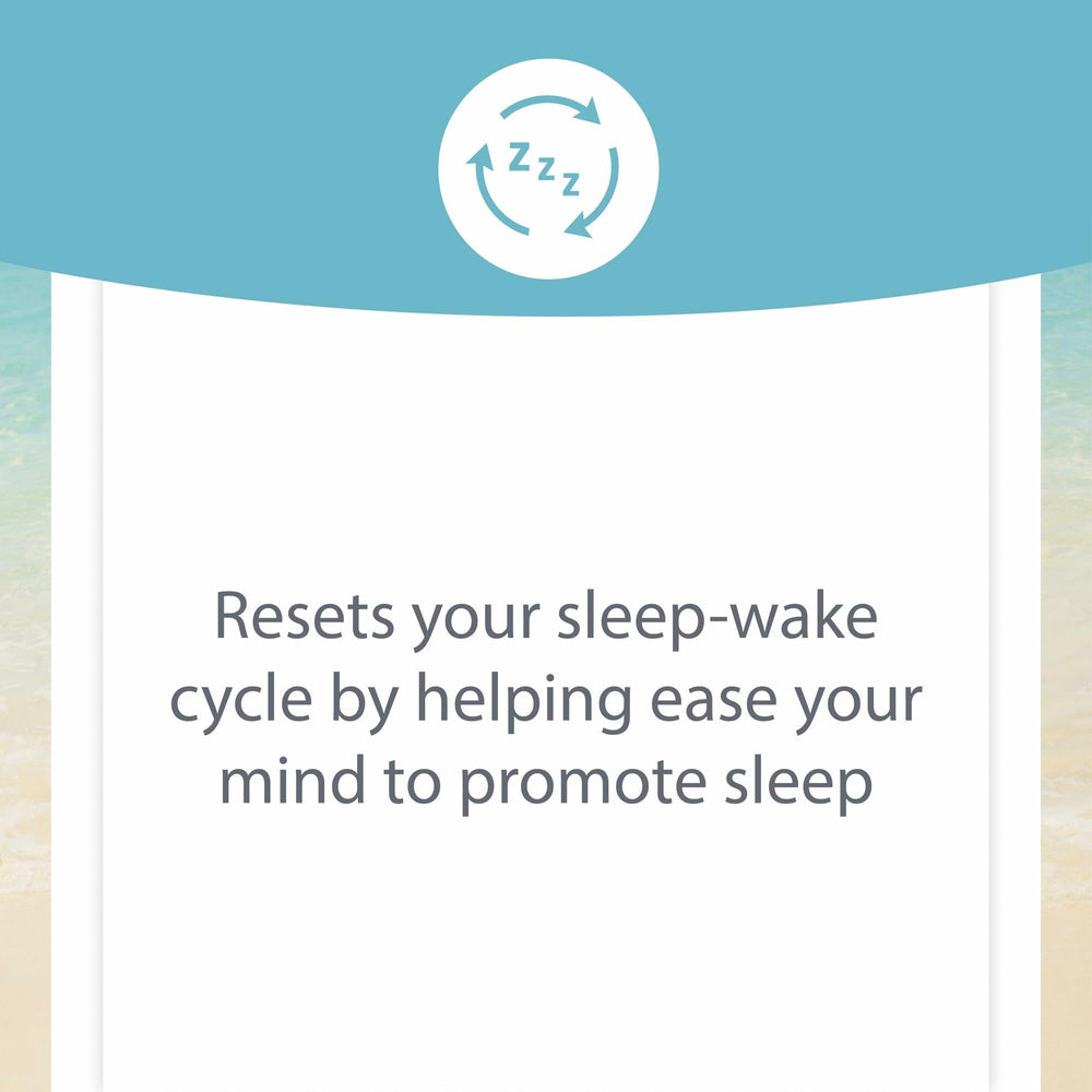 Sleep-well concept image illustrating sleep cycle reset