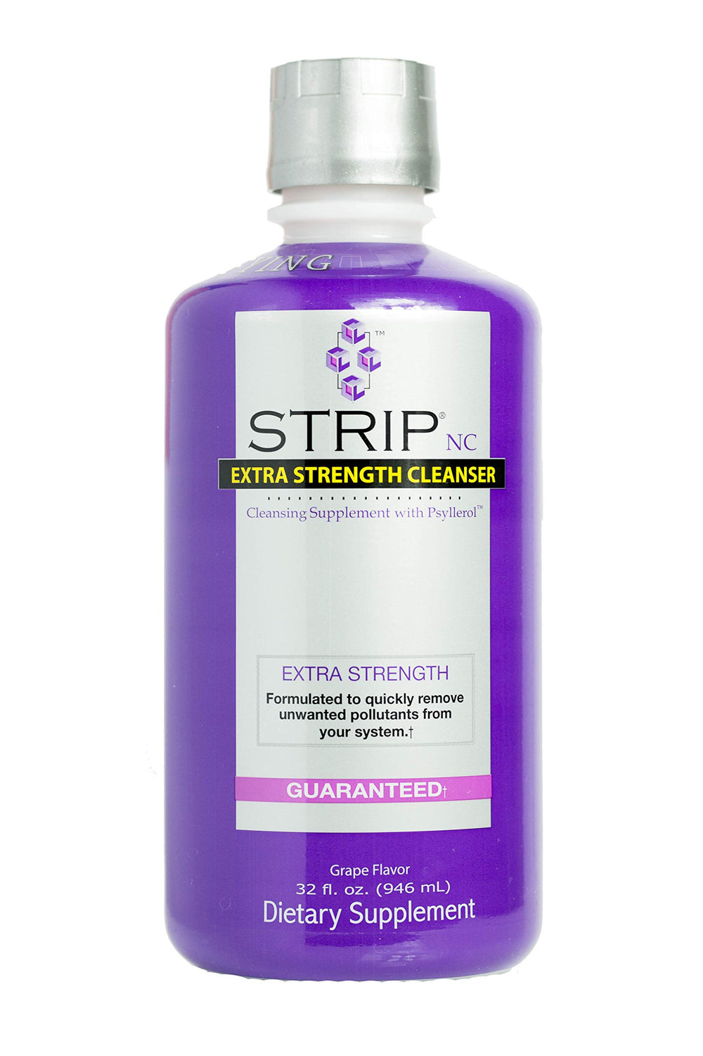 Strip NC Natural Cleanser Extra Strength Grape 32oz bottle - front view