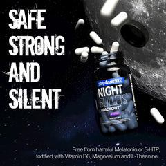 Ingredients panel for Night Bullet Capsules showing key components