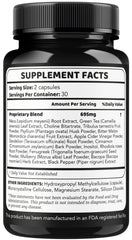 Person holding the Strong Flow Capsules bottle