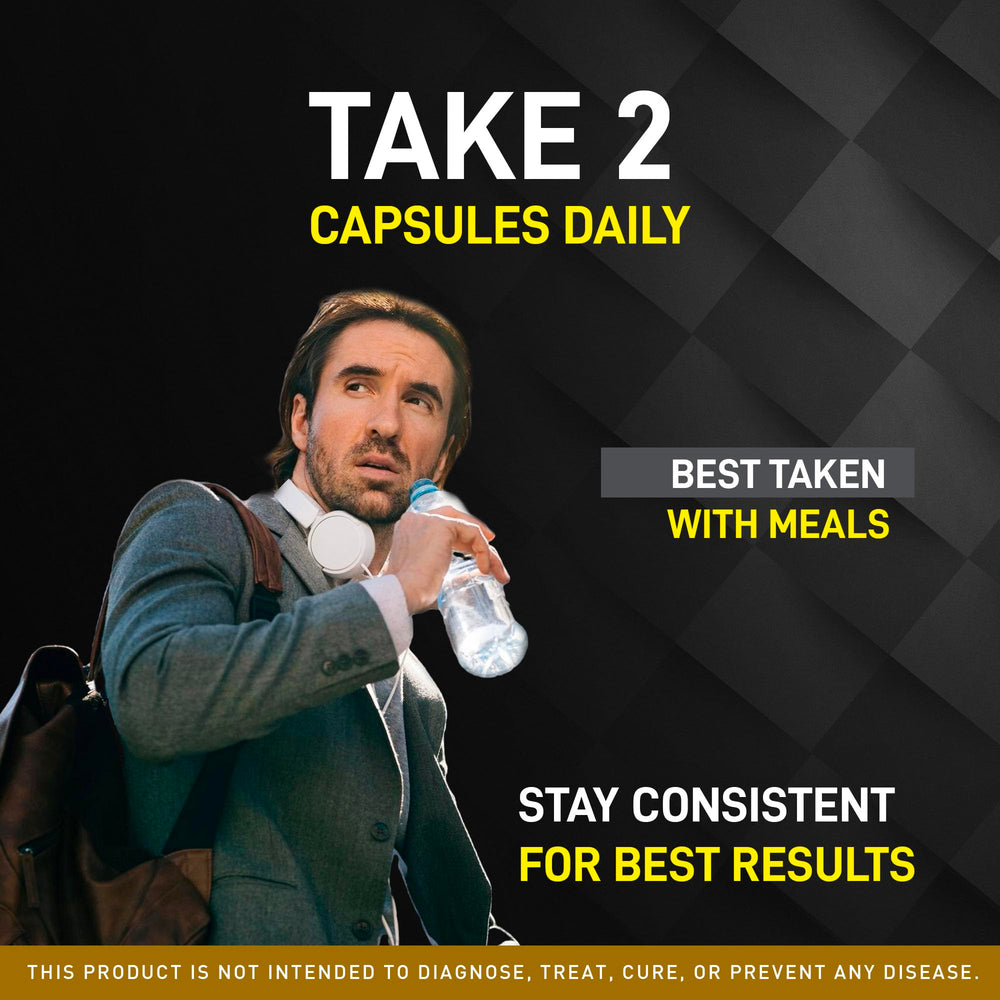 Top view of the Strong Flow Pills capsules