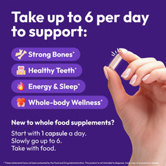 Calcium with Vitamin D3, Vitamin K2 and Magnesium ingredients