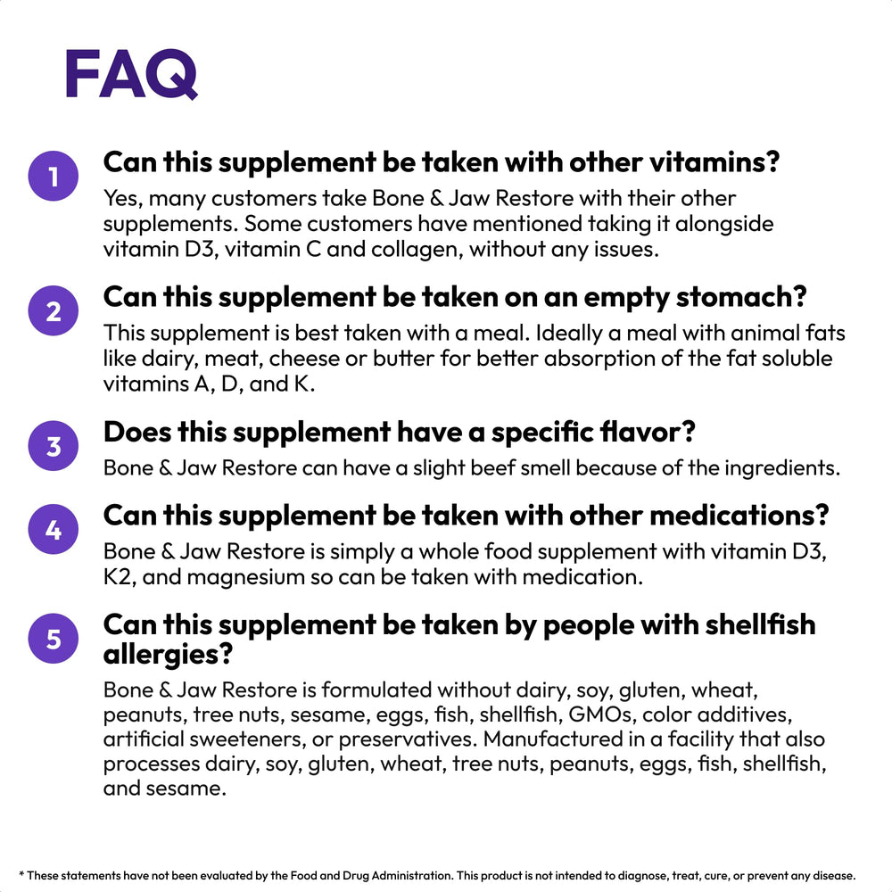 All-in-one bone nutrition formula for men and women