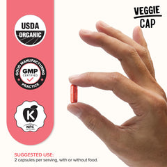 Organic Washington State apples used to make ACV capsules