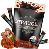 Front view of Strrugel Organic Mushroom Coffee with Lion’s Mane and Reishi